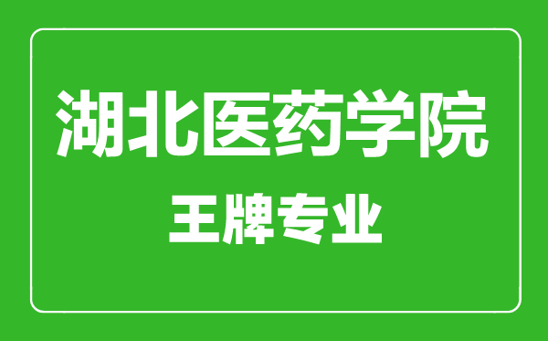 湖北醫藥學院王牌專業有哪些,湖北醫藥學院最好的專業是什么