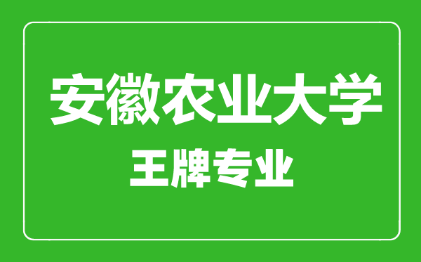 安徽工業大學王牌專業有哪些,安徽工業大學最好的專業是什么