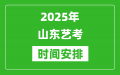 2025年山東藝考時(shí)間具體是什么時(shí)候？