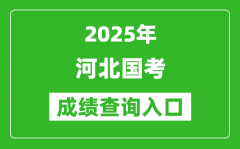 2025年河北國考成績查詢入口網址(http://bm.scs.gov.cn/kl2025)