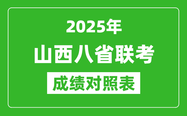 2025八省聯考成績對照表:山西2024高考一分一段表