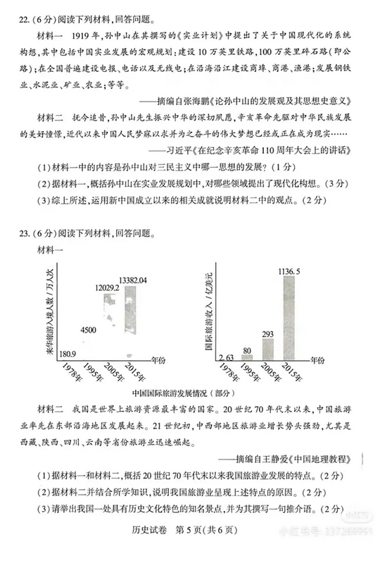 2025年洛陽中考歷史試卷真題及答案解析(完整版)