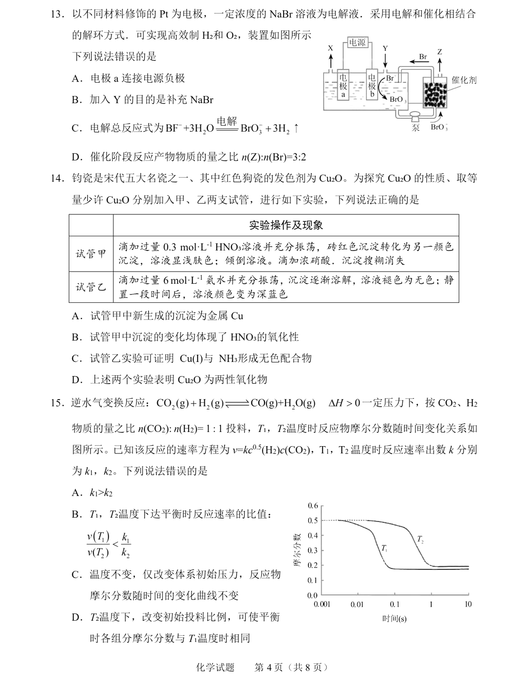 2025年山東高考化學試卷真題及答案解析(完整版)